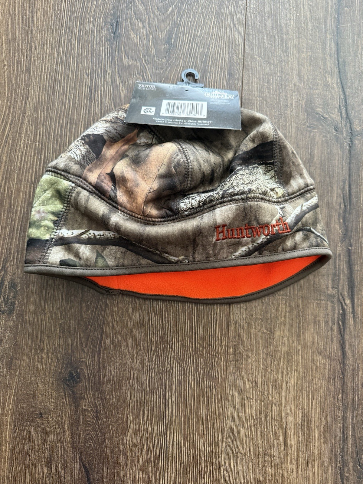 Huntworth Mossy Oak Country Roots Reversible Heavy Weight Beanie - NWT