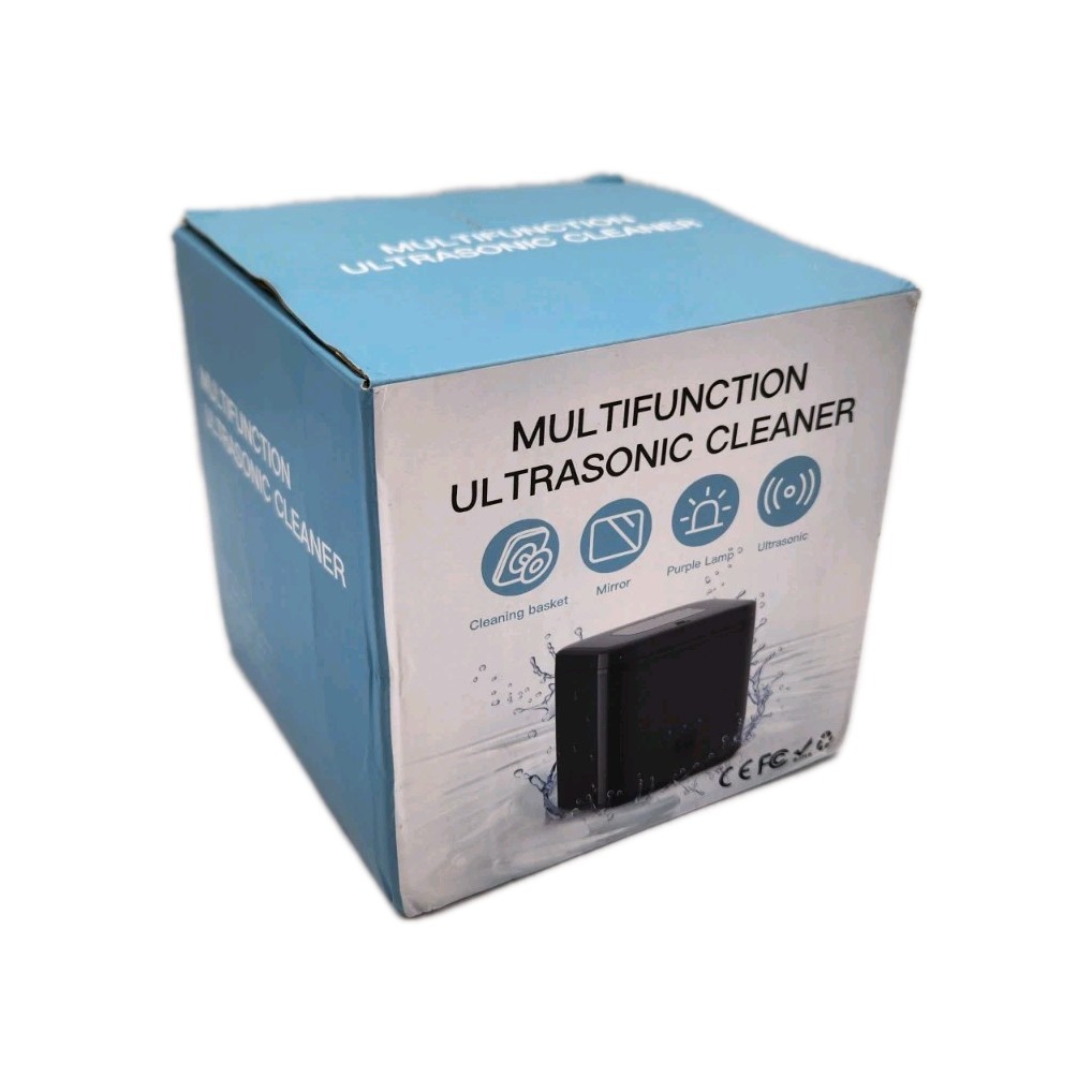 Multifunction H60 22W 12V2A Black Ultrasonic Cleaner