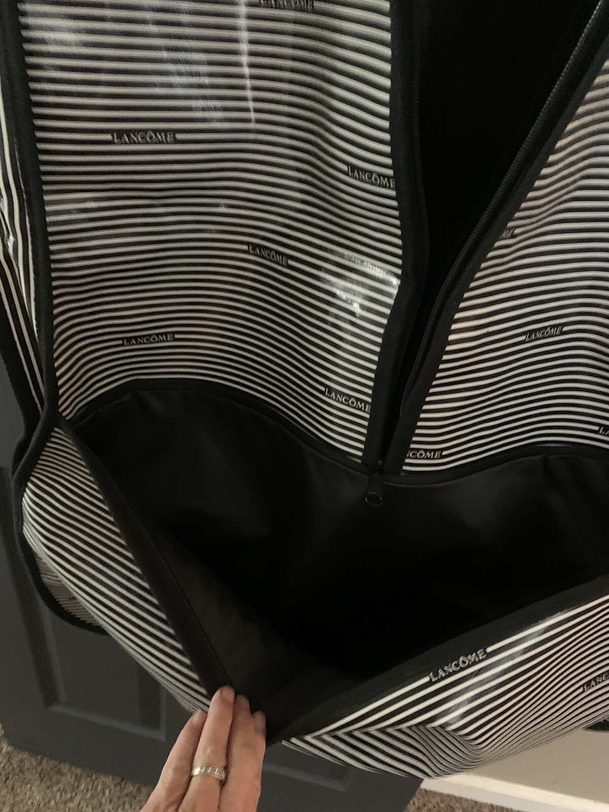 Lancôme Vinyl Garment Bag.