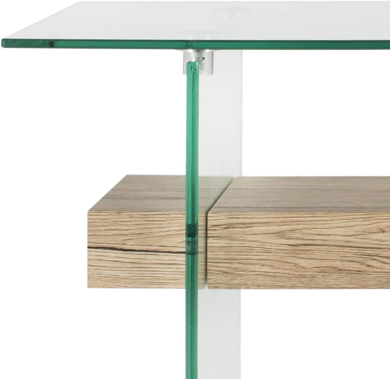 Andey Brown/Black Console Table for Living Room, Bedroom, Office & Hallway