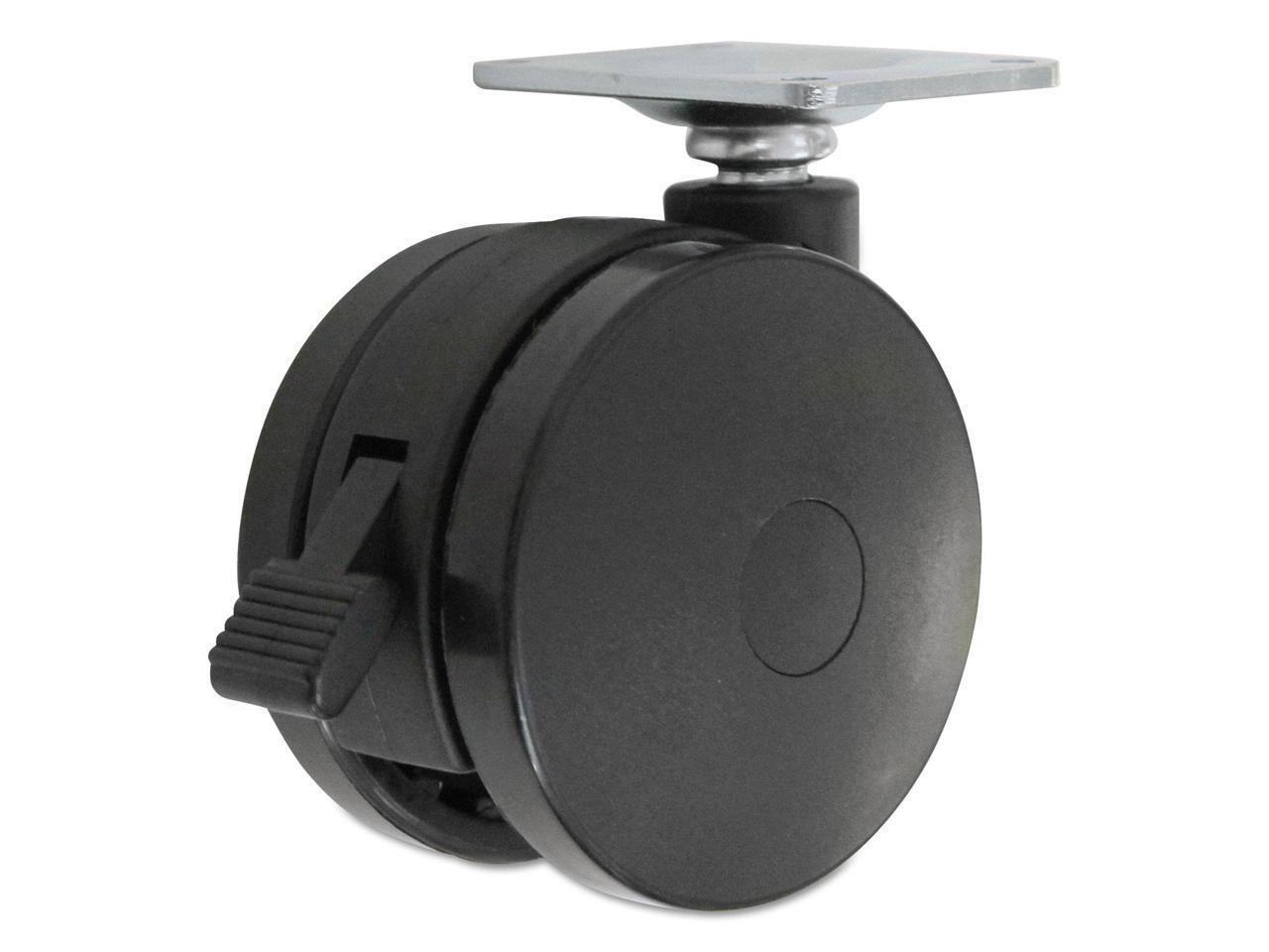 Alera Casters for Height-Adjustable Table Bases Black 4/Set HT3004