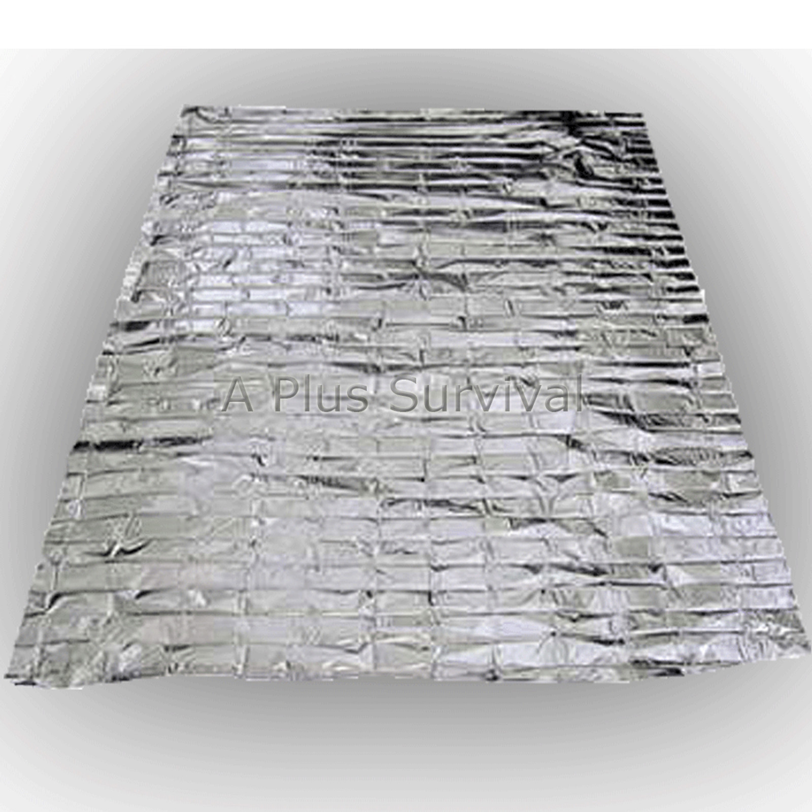 2 Pack Emergency Survival Safety Mylar Solar Blanket Wrap Thermal Escape Shelter