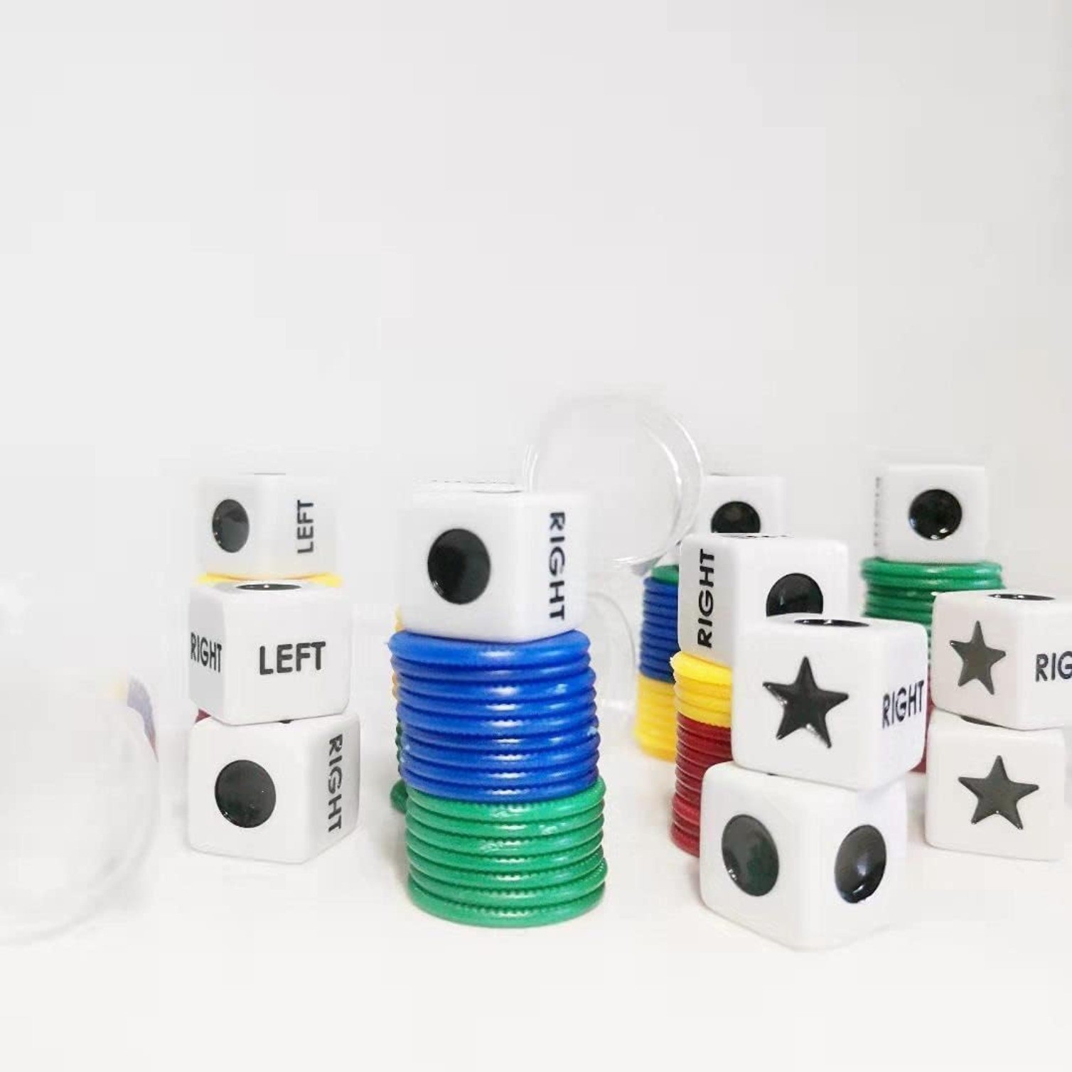 4 Pack Left Right Center dice Game Prime