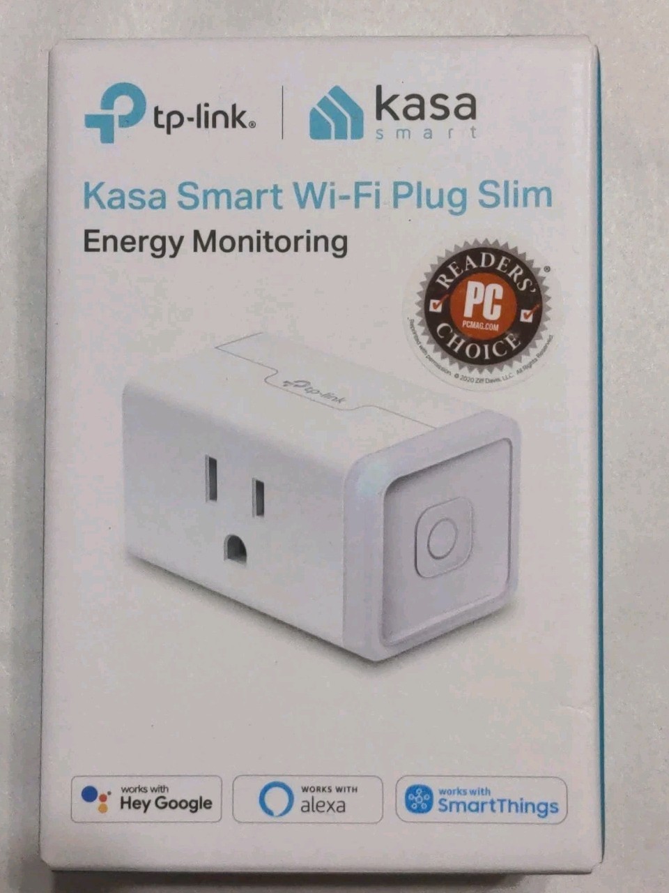 NEW TP-Link Kasa Smart Wi-Fi Mini Plug With Energy Monitoring (White)