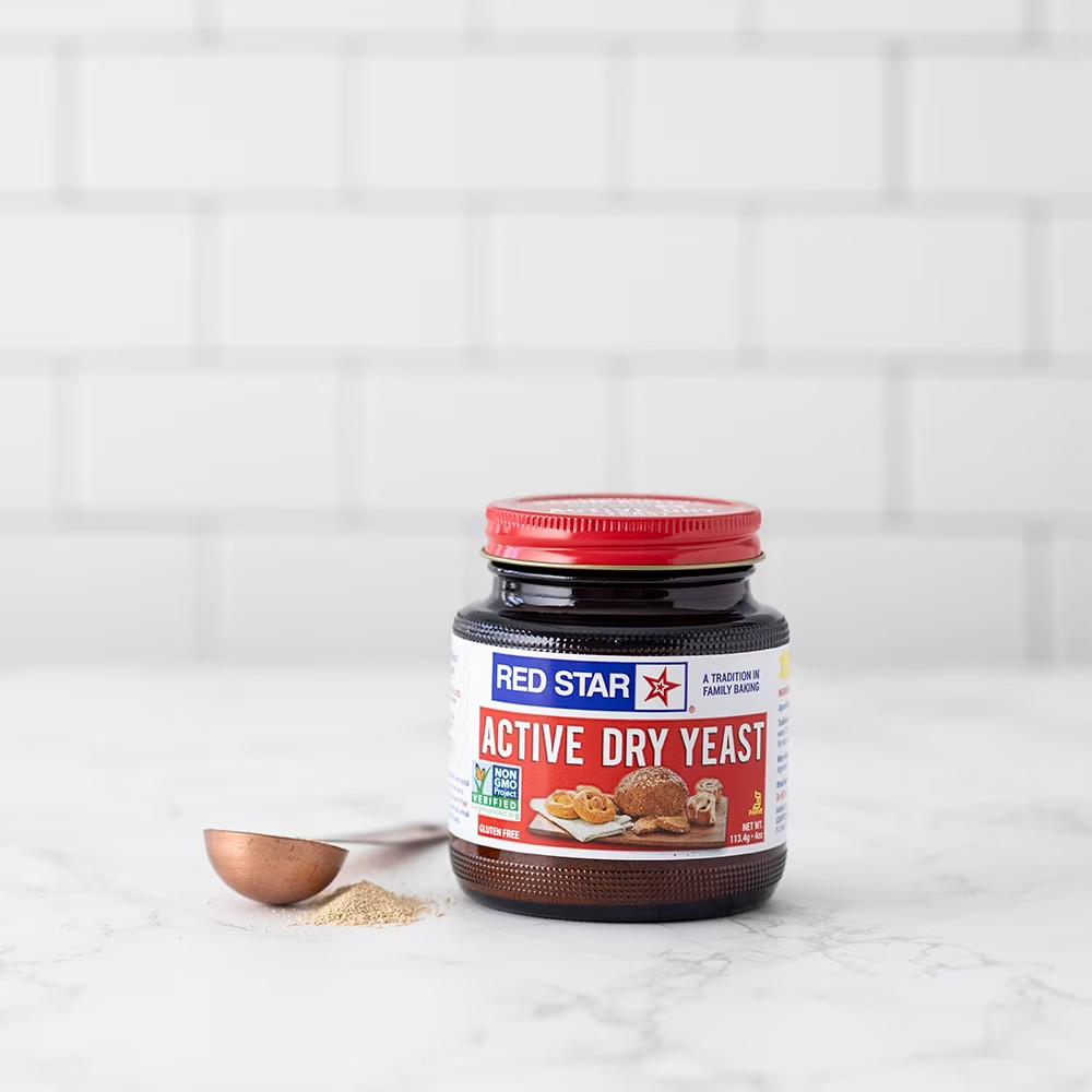 Active Dry Yeast Baking Ingredient Jar