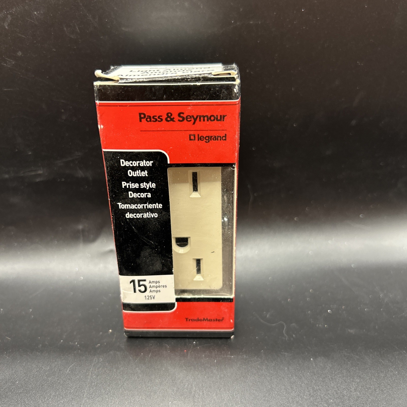 Pass & Seymour Decorator Outlet Light Almond 15 Amp Wall Outlet New C3