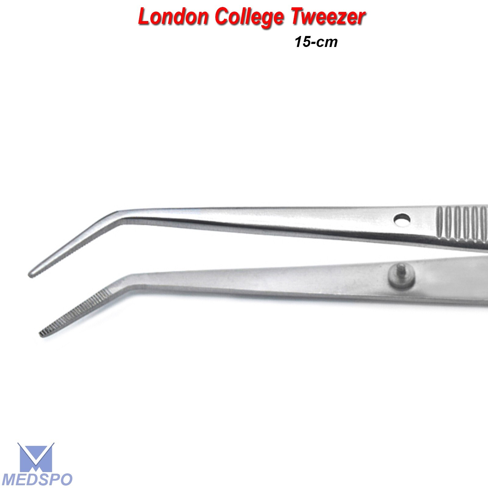 Dental London College Tweezers Serrated Tip Tissue Suture Iris Gum Scissors CE