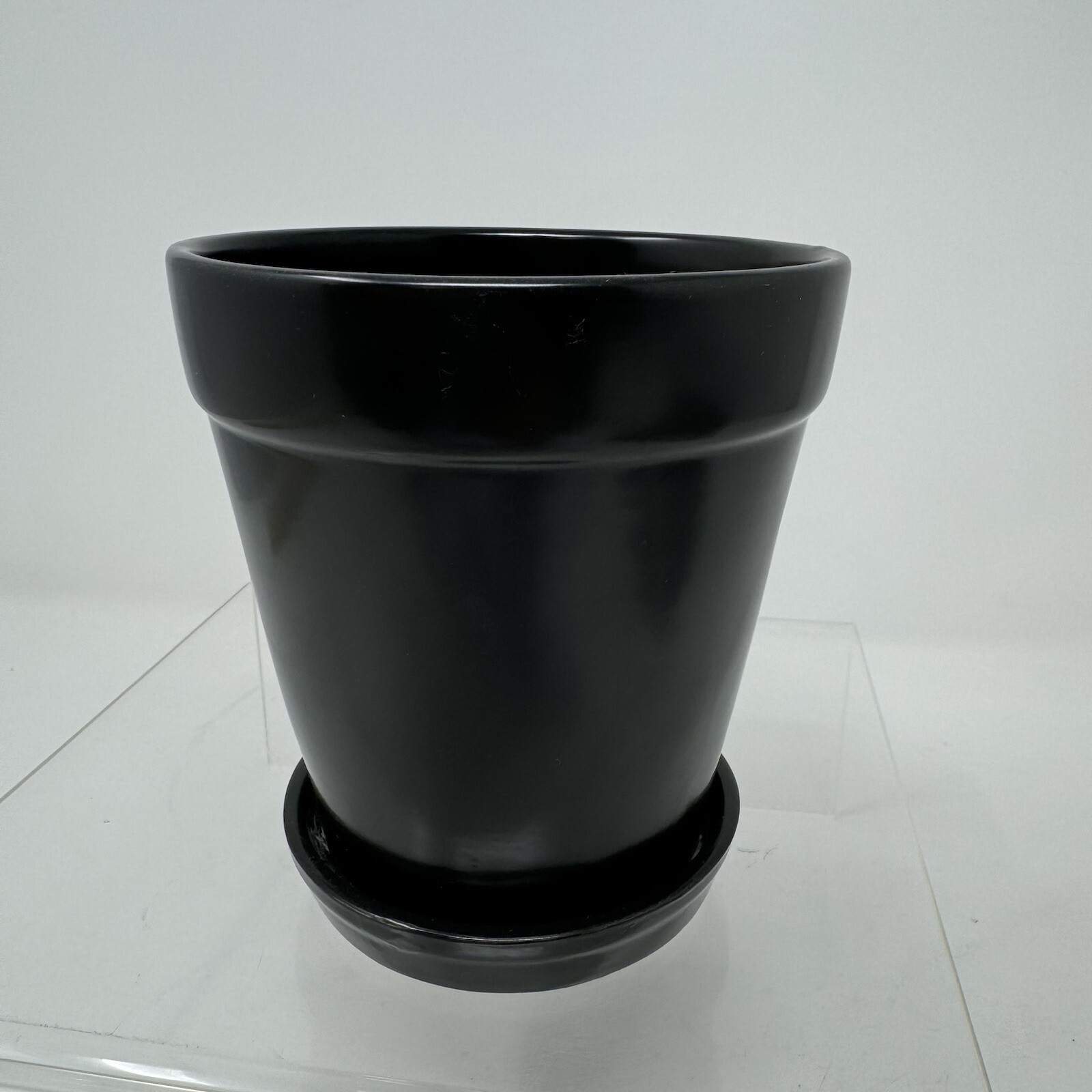 Rae Dunn Black FALL Small Planter 5” Tall