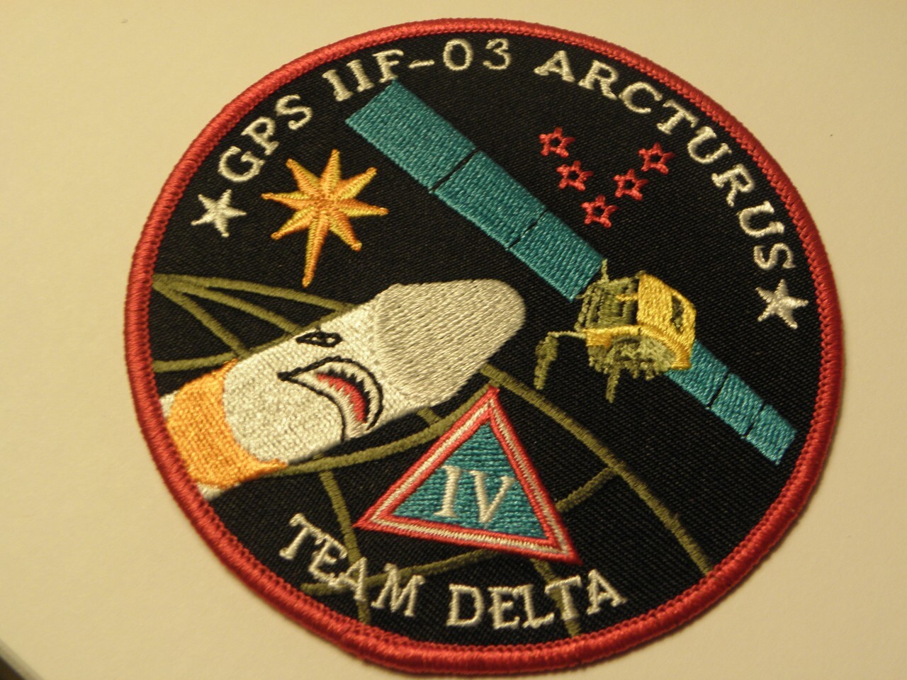 GPS IIF-3 USAF ULA EELV BOOSTER VEHICLE DELTA IV PATCH ARCTURUS SPACE