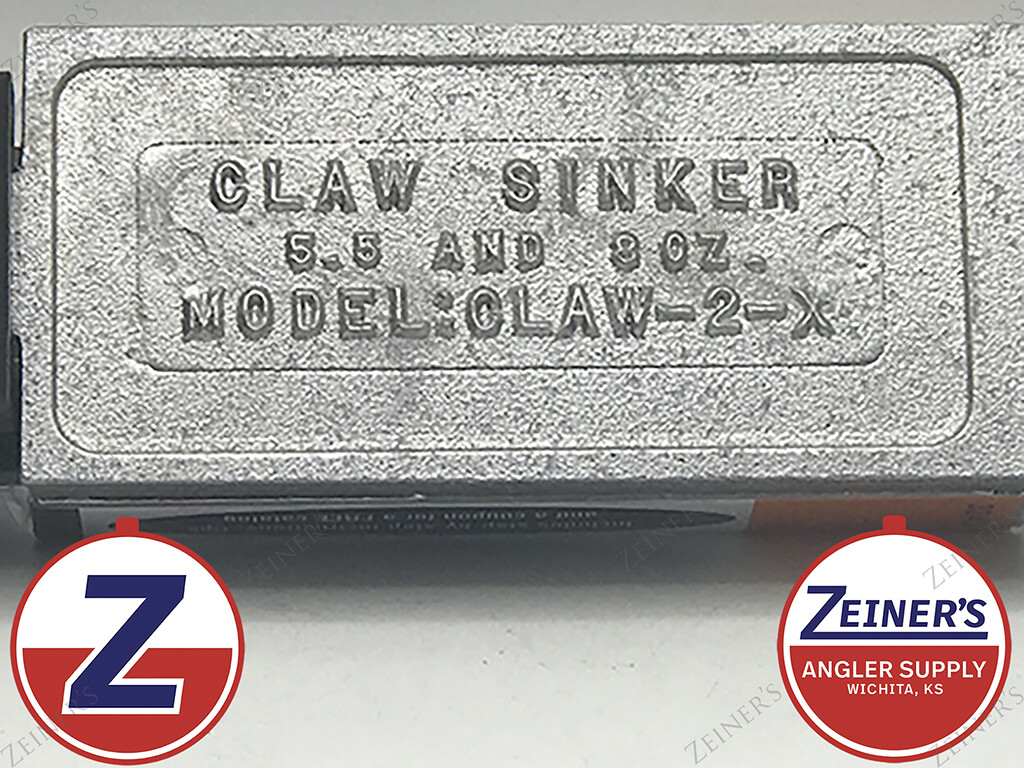 3243 New Do It Claw Sinker Mold - 2 Cavity 5 1/2, 8 oz