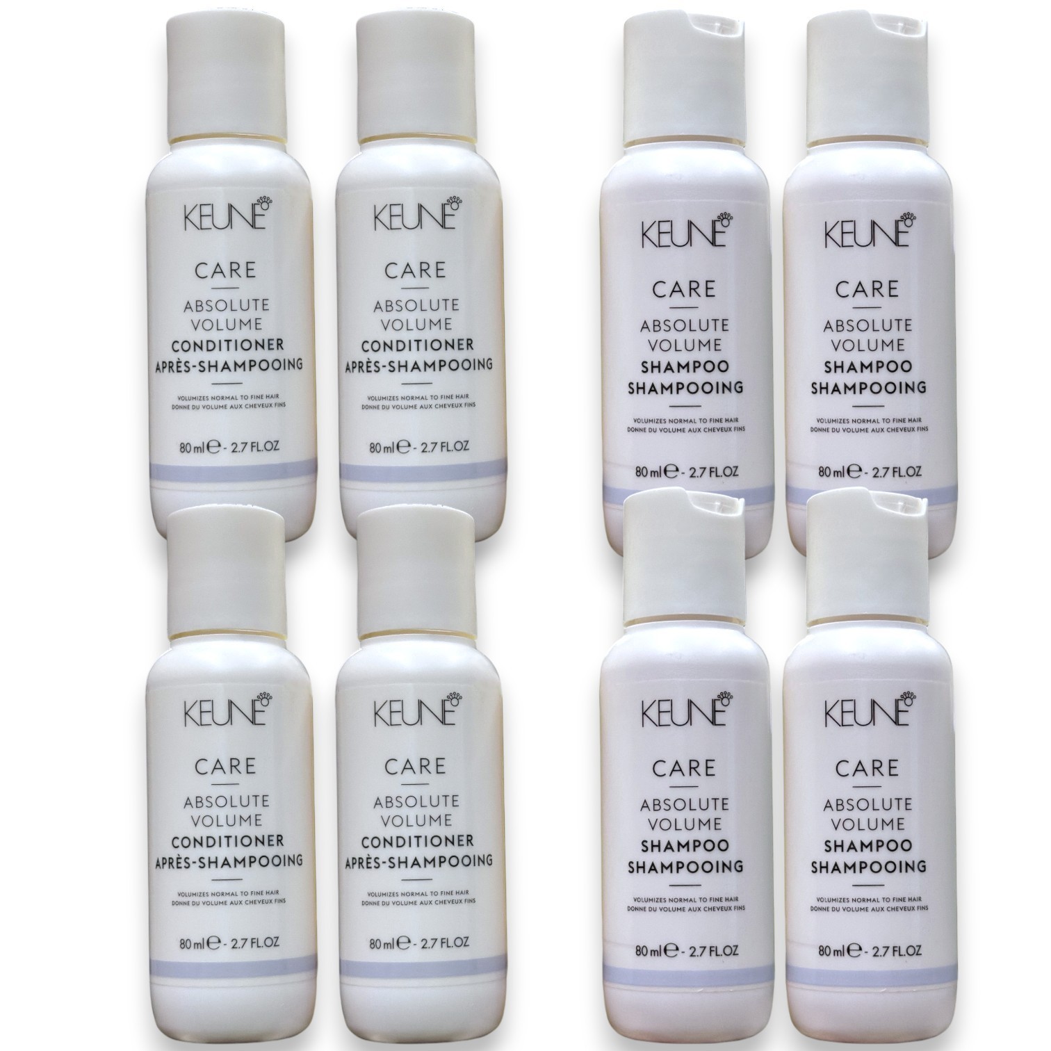 KEUNE Care Absolute Volume Shampoo 10.1 Oz & Conditioner 8.5 Oz Duo NEW