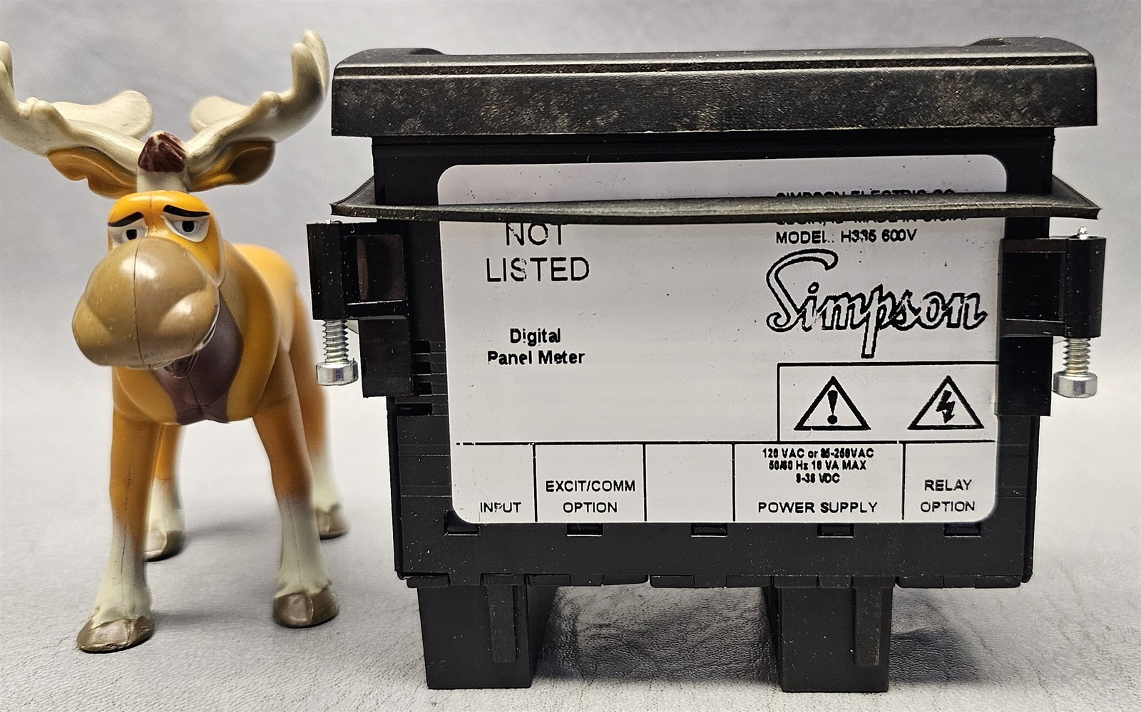 Simpson H335 600V Digital Panel Meter ACV H335135000