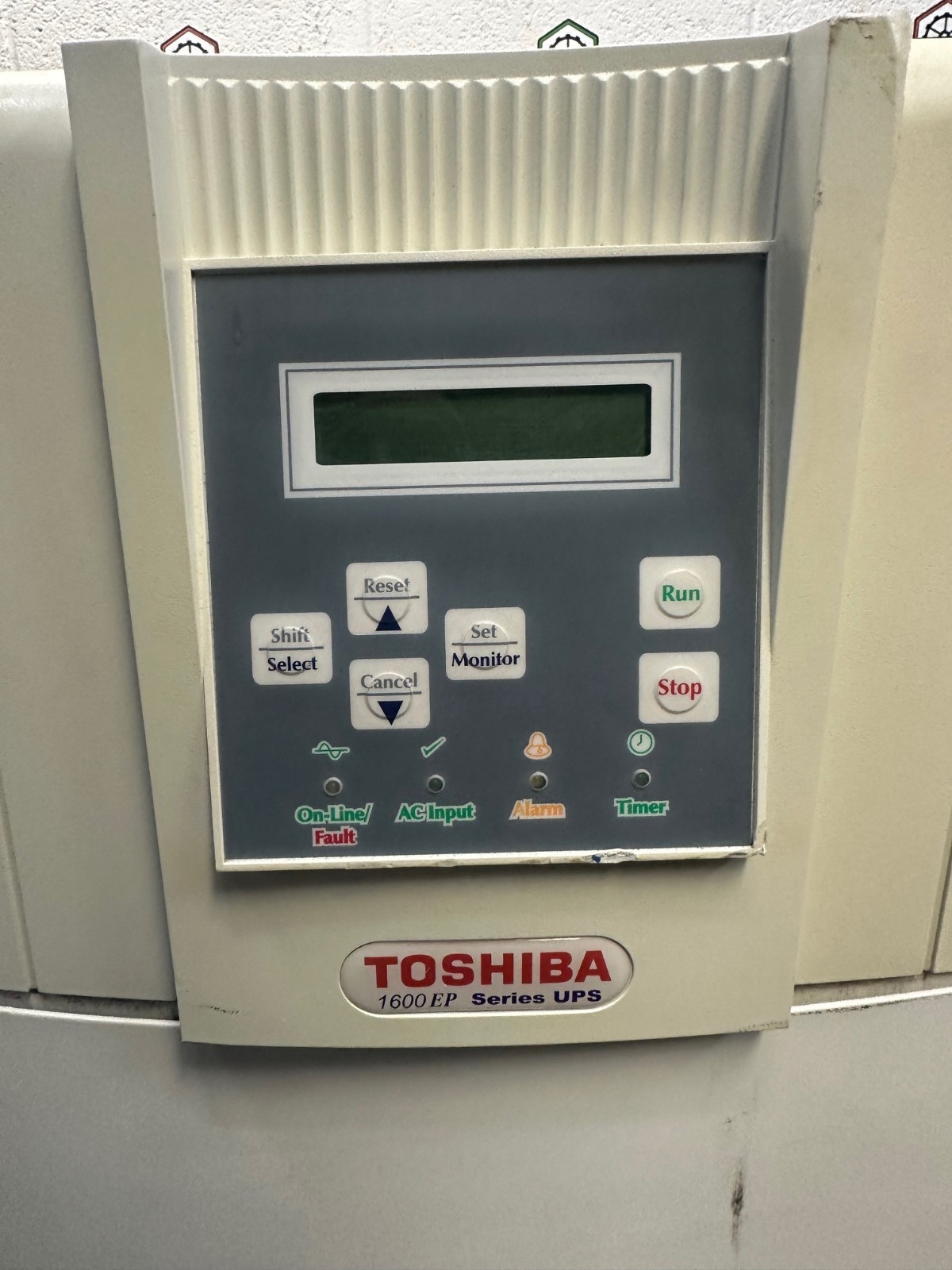 Toshiba UE3G2L220C61T Uninterruptible Power Supply 1600EP Series UPS 22KVA 91.6A