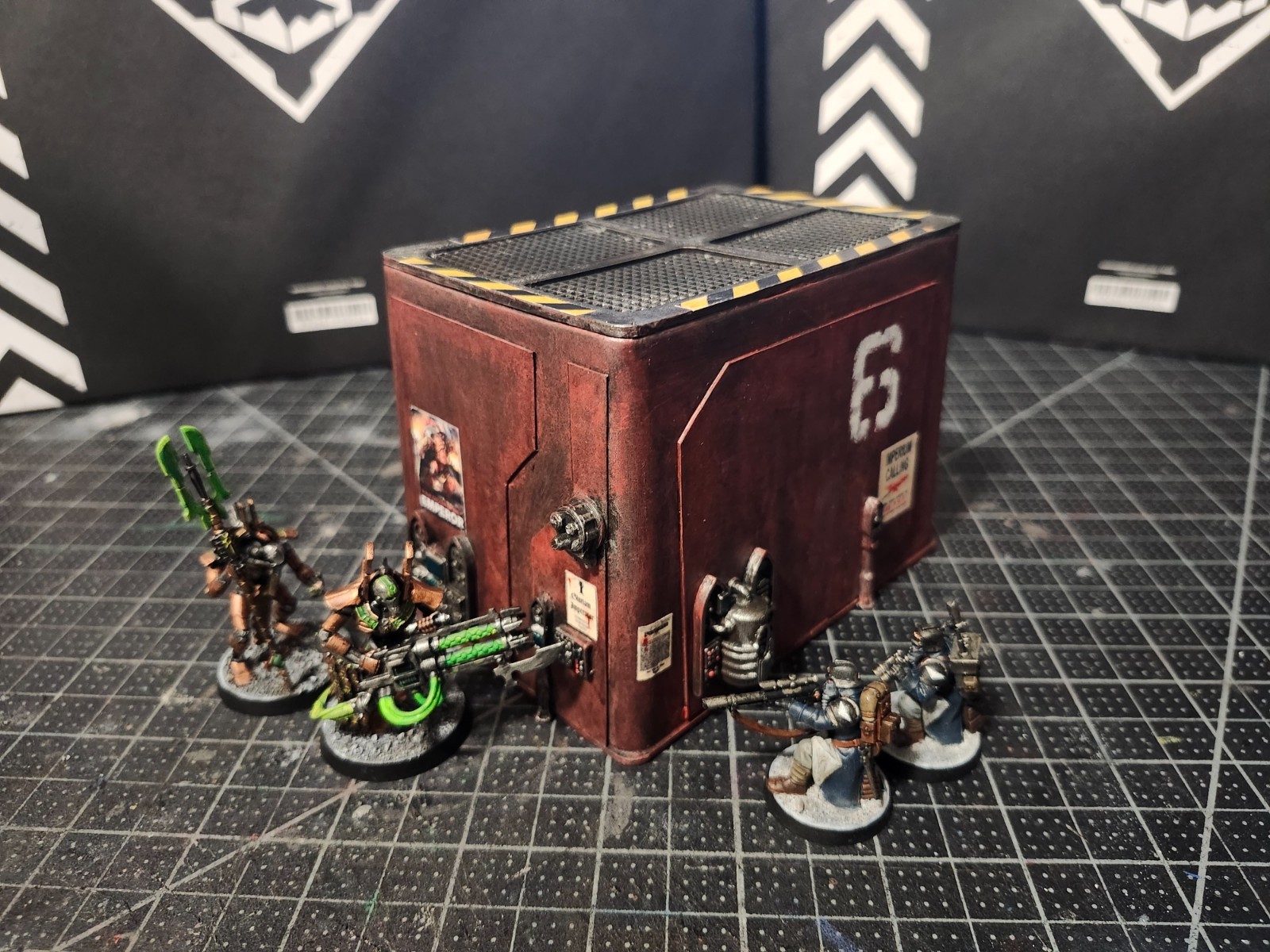 wargame terrain exhaust tower #6