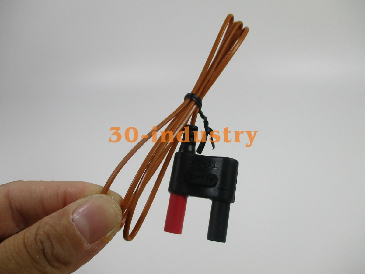 QTY3 FLUKE Multimeter Temperature Probe Temperature Measuring line 80BK-A 600V