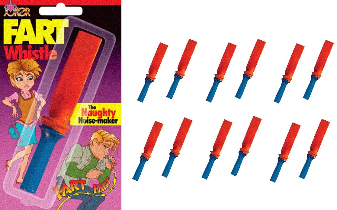 12pcs of The Famous Fart Whistle - Now You Can Fart On Demand! Gag Joke Prank