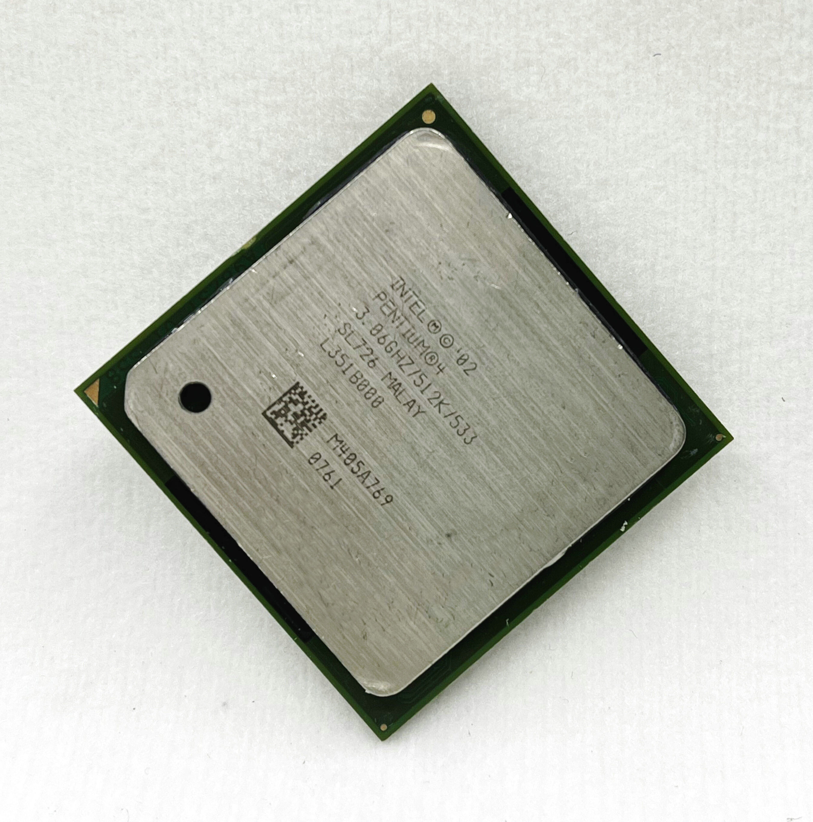 Intel Pentium 4 CPU SL726 3.06GHz 512KB 533MHz 478 processor .Testing
