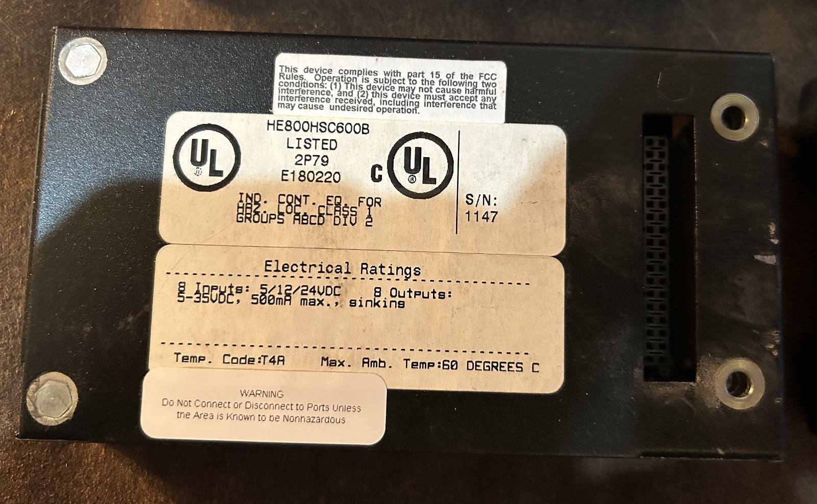 Used Horner High Speed Counter