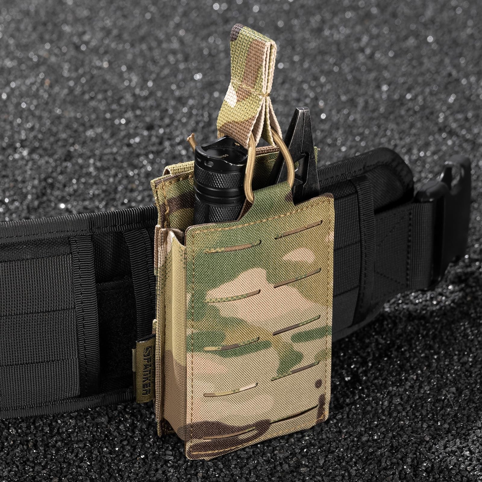 EXCELLENT ELITE SPANKER Tactical Mag Pouch Open-Top Single Single-Multicam