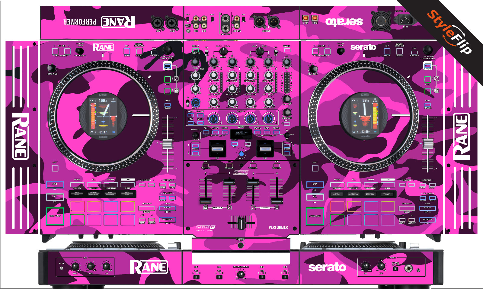 Rane Performer Skin | Pink  Camo | Protective Decal | StyleFlip Skins