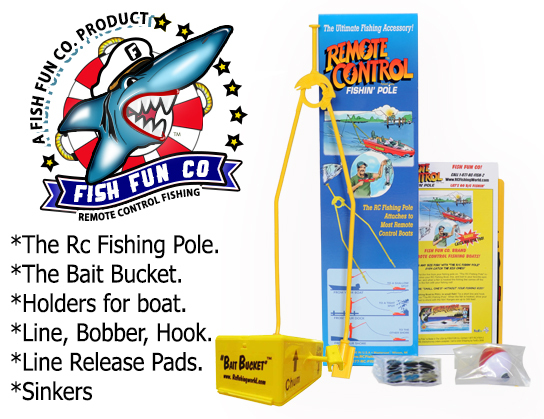 Bait Boat  "The Rc Fishing Pole"  "Bait Bucket"