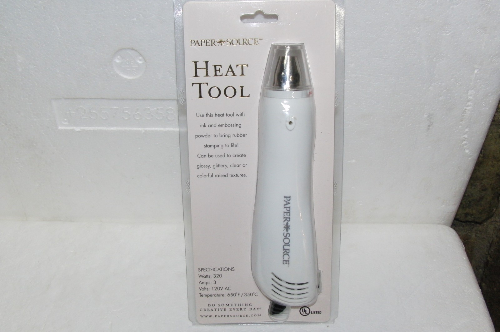 Paper Source Heat Tool Embossing Scrapbooking Crafts NEW $23.95