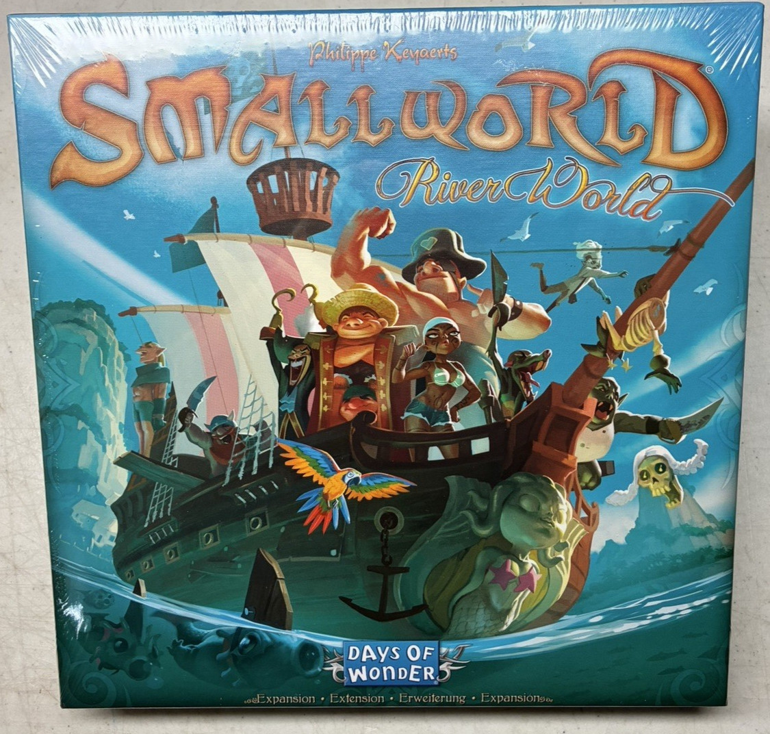 Small World River World Board Game Expansion Slightly Damaged Box New Sealed