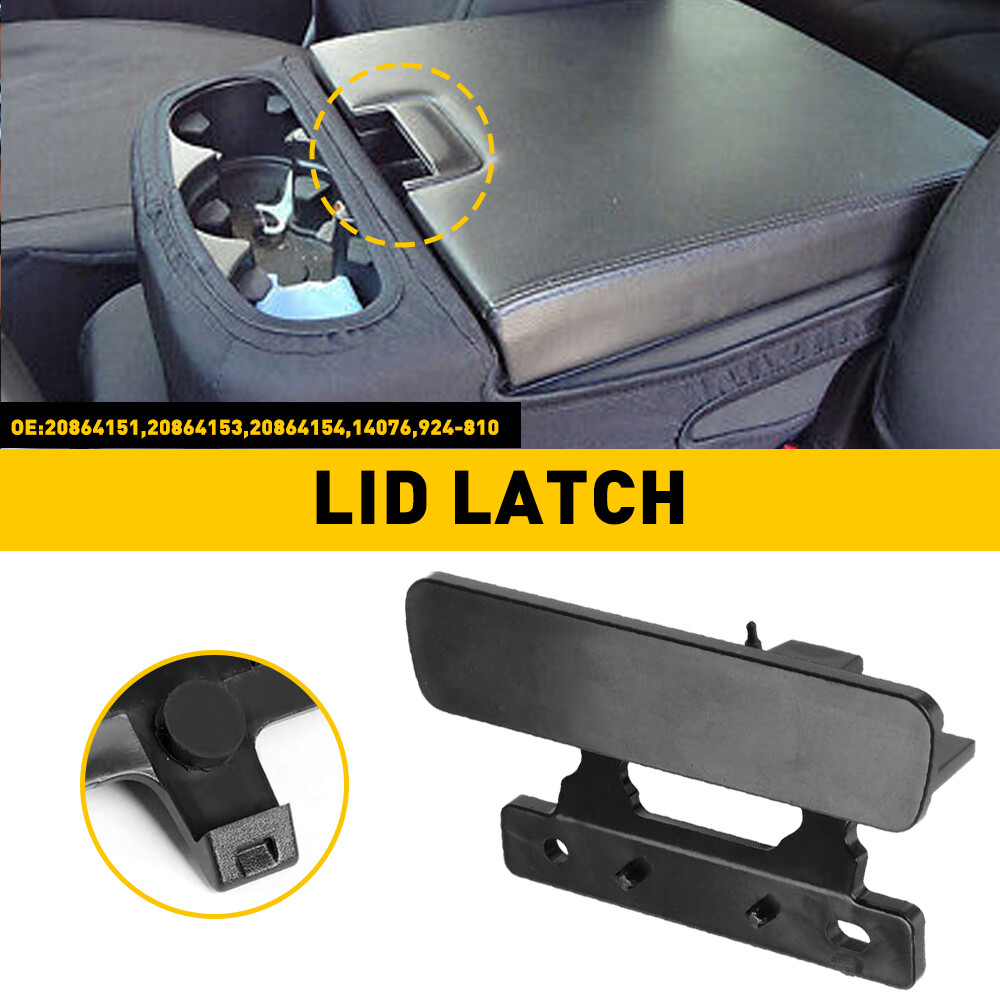 Center Console Armrest Latch Lid Fit 2007-2014 Chevrolet Silverado & GMC Sierra