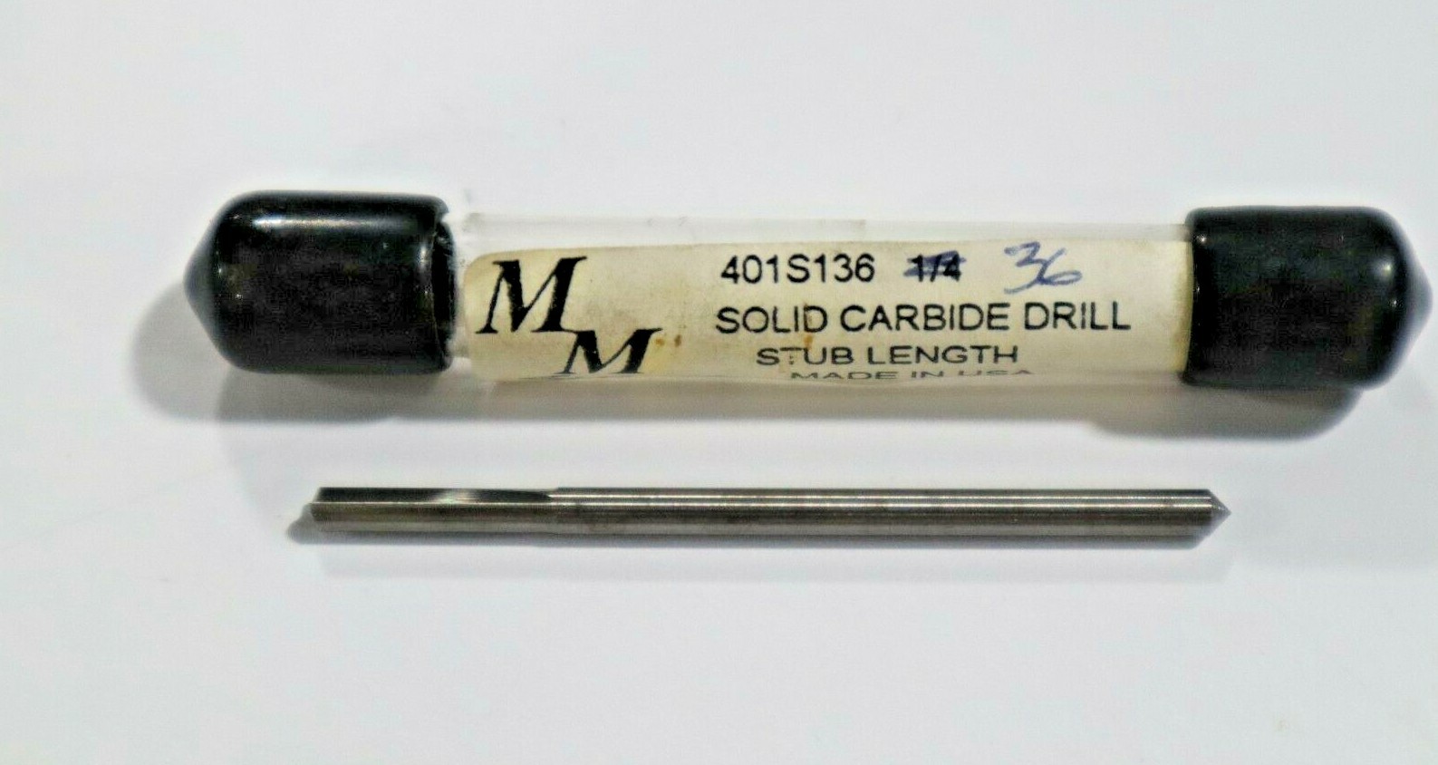 #36  CARBIDE DRILL, 2 FLUTE            B364