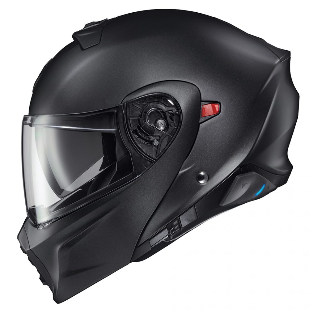 Scorpion EXO-GT930 Transformer Motorcycle Helmet Matte Black w/ EXO COM 75-2028