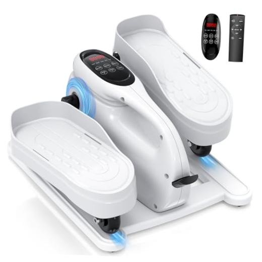 Under Desk Elliptical Machine for Senior Mini Elliptical Leg Exerciser Portable