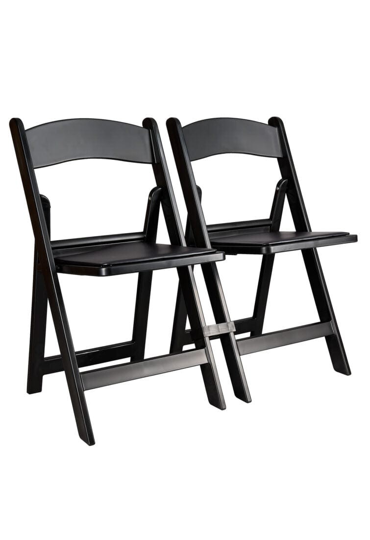 Black Ganging Clips for Resin Folding Chairs - Set of 50 by Chivari