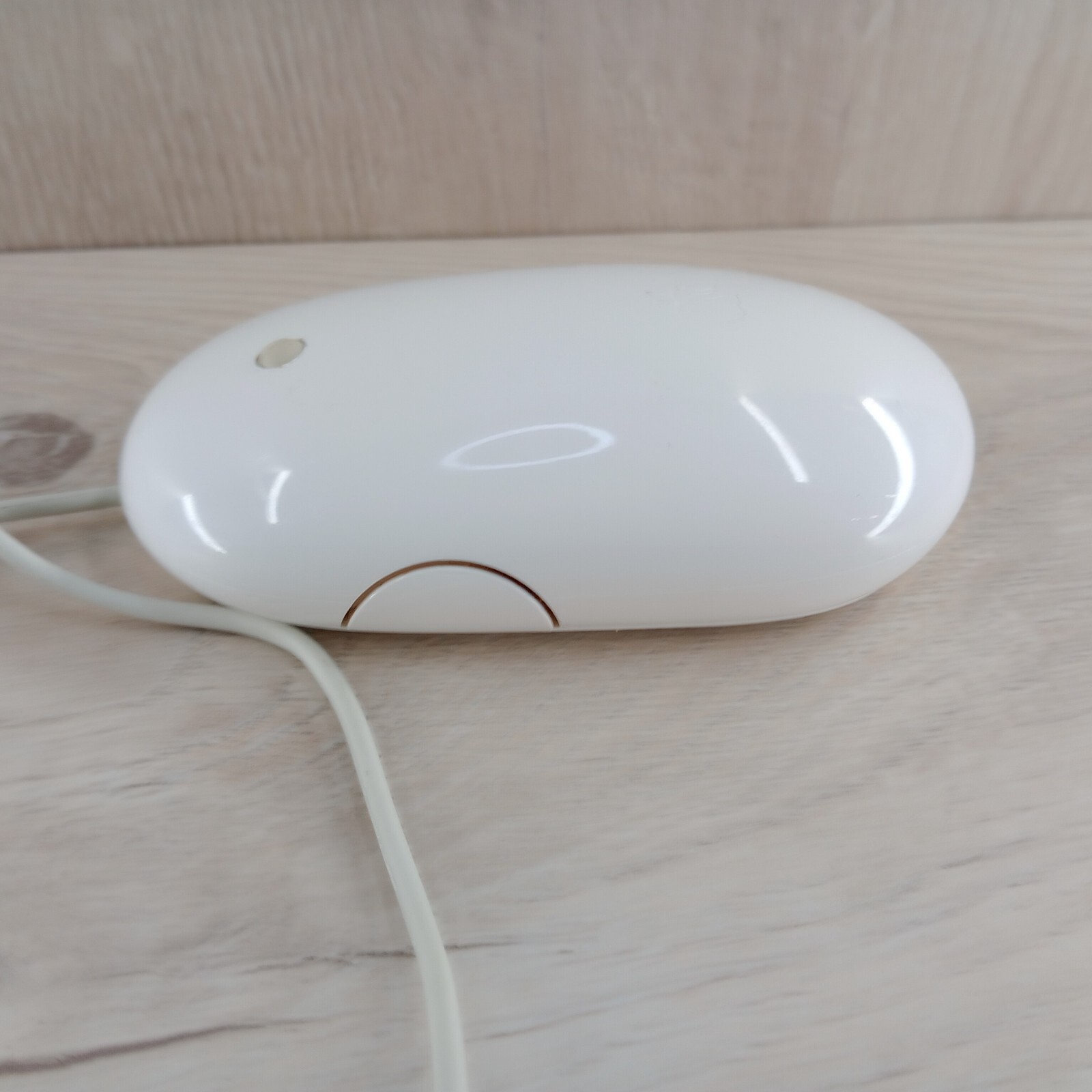 Apple Mouse Optical Wired USB White A1152 20" Cable TESTED & Working