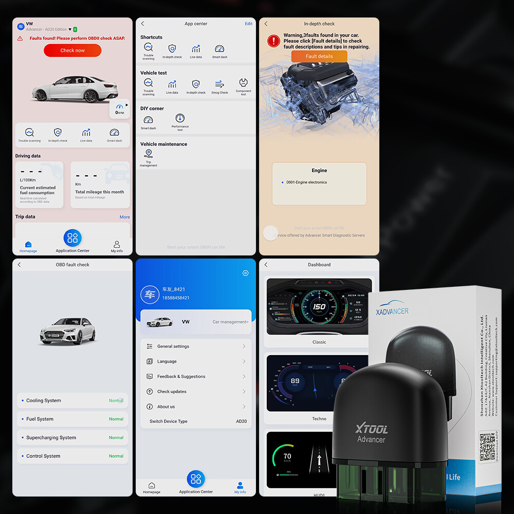 XTOOL AD20 PRO Full System Diagnostic Fault Code Reader AUTO OBD2 Scanner Tool