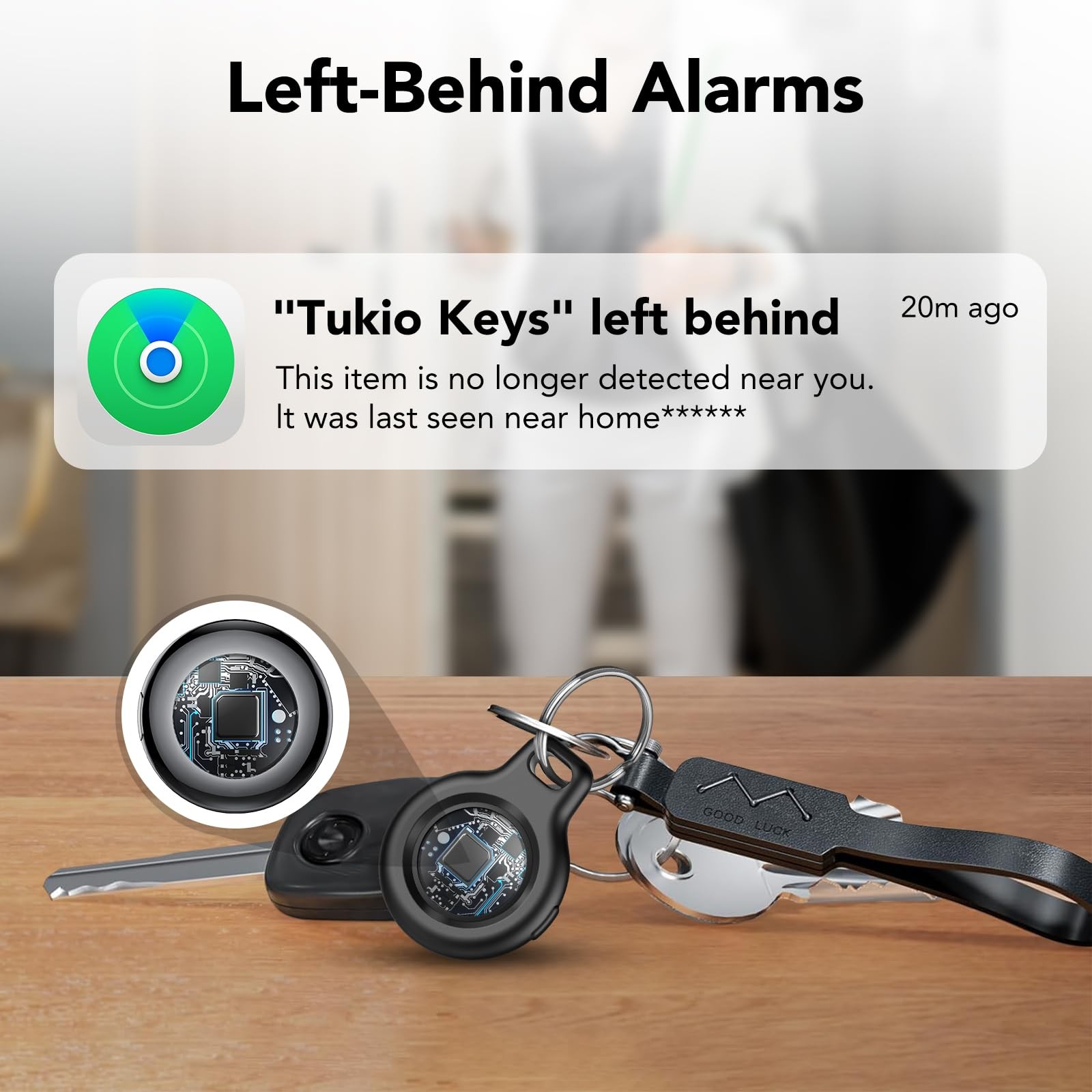 2026 New [Apple MFi Certified] Air Tracker Tags-4 Pack (iOS Only), Bluetooth ...