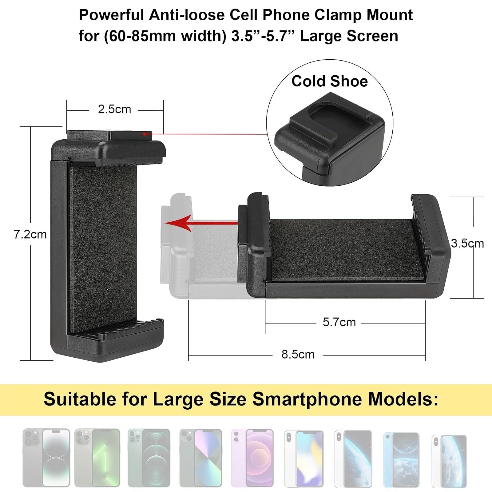 Fantaseal M-SGP Ergonomic Smartphone Stabilizer Mount for Vlogging
