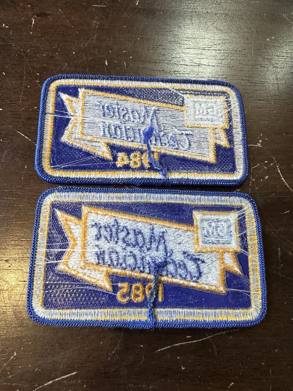 GN Master Technician Embroidered Patch Lot-(2)- New-1984 & 1985🔥🔥🔥