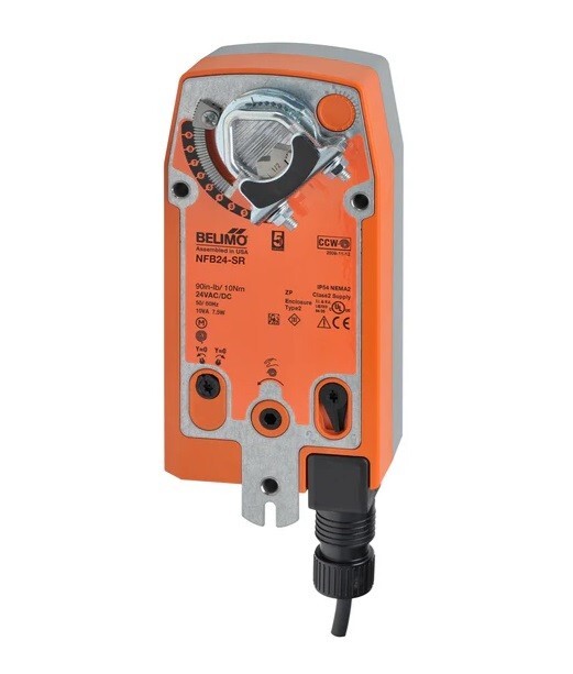 BELIMO NFB24-SR Spring Return Damper Actuator, 90 in-lb, 24V AC/DC 40LV94 |  NEW