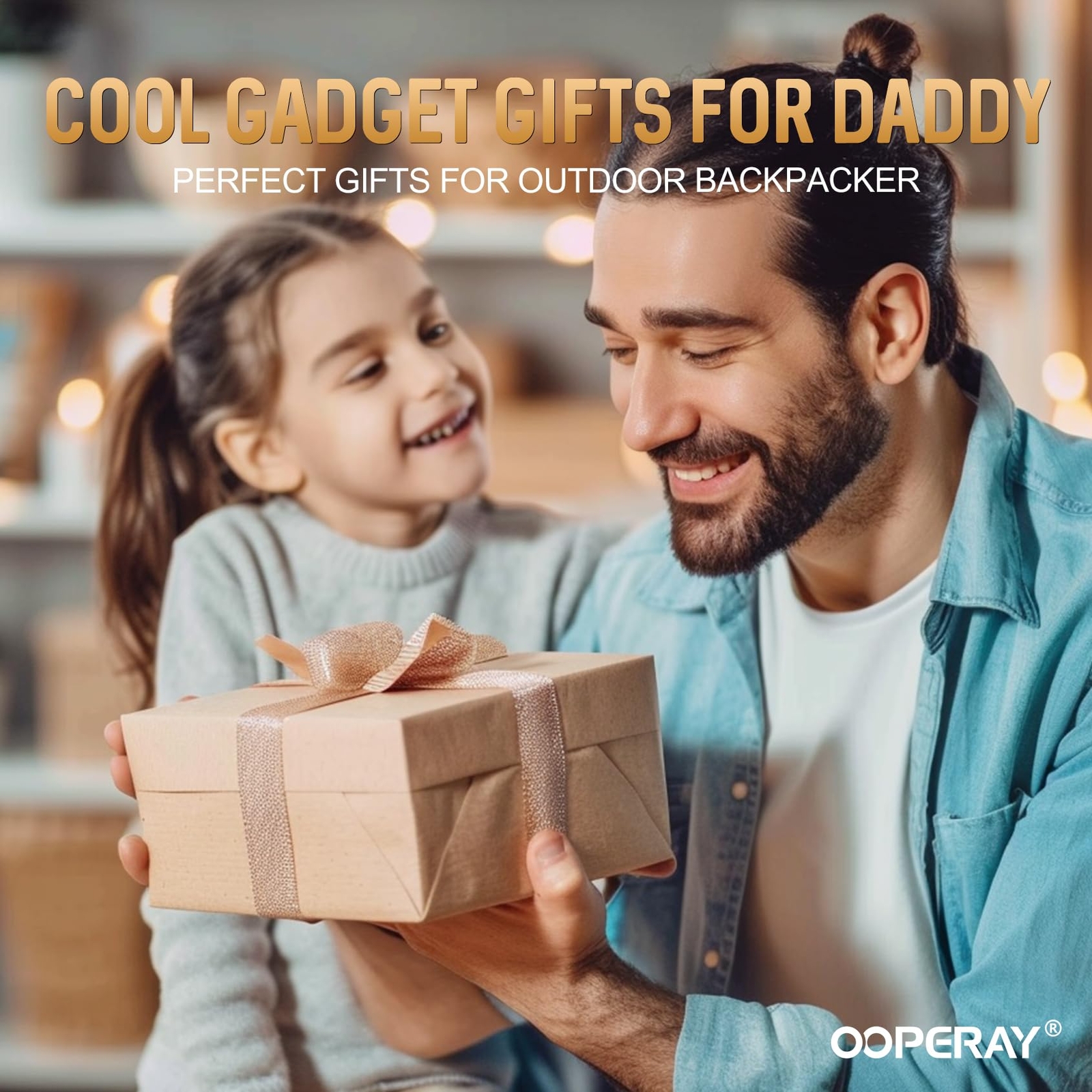 Gifts for Dad - EDC Box Cutter for Camping, Hiking, Fishing & More