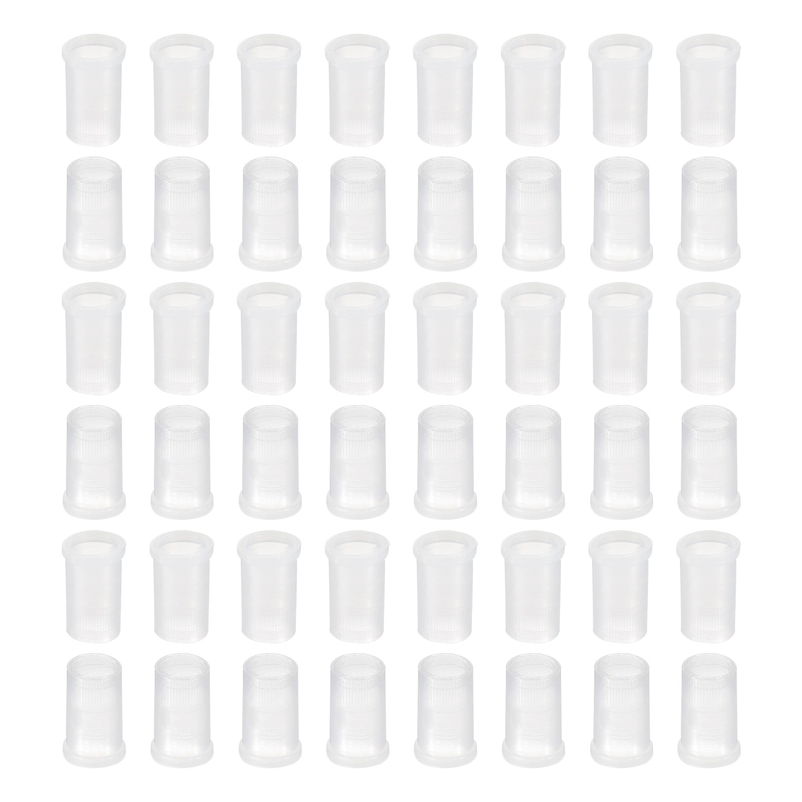 Lamp Pipe Cord Protector, 100 Pcs Washer Liner Bushing for 1/8 IPS Pipe, Clear