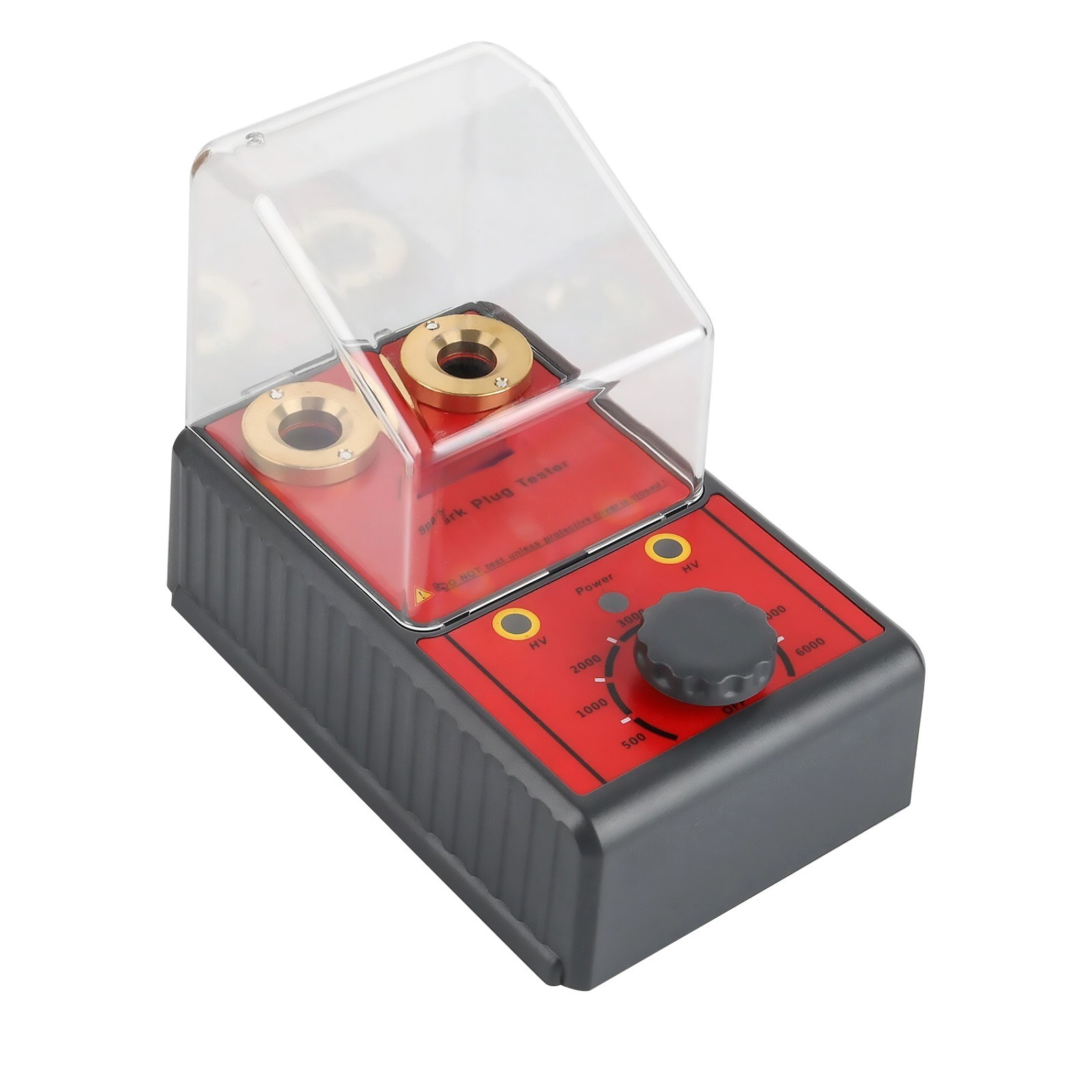 For Car 12V Spark Plug Tester Dual Hole Diagnostic Ignition Coil Analyzer Tool