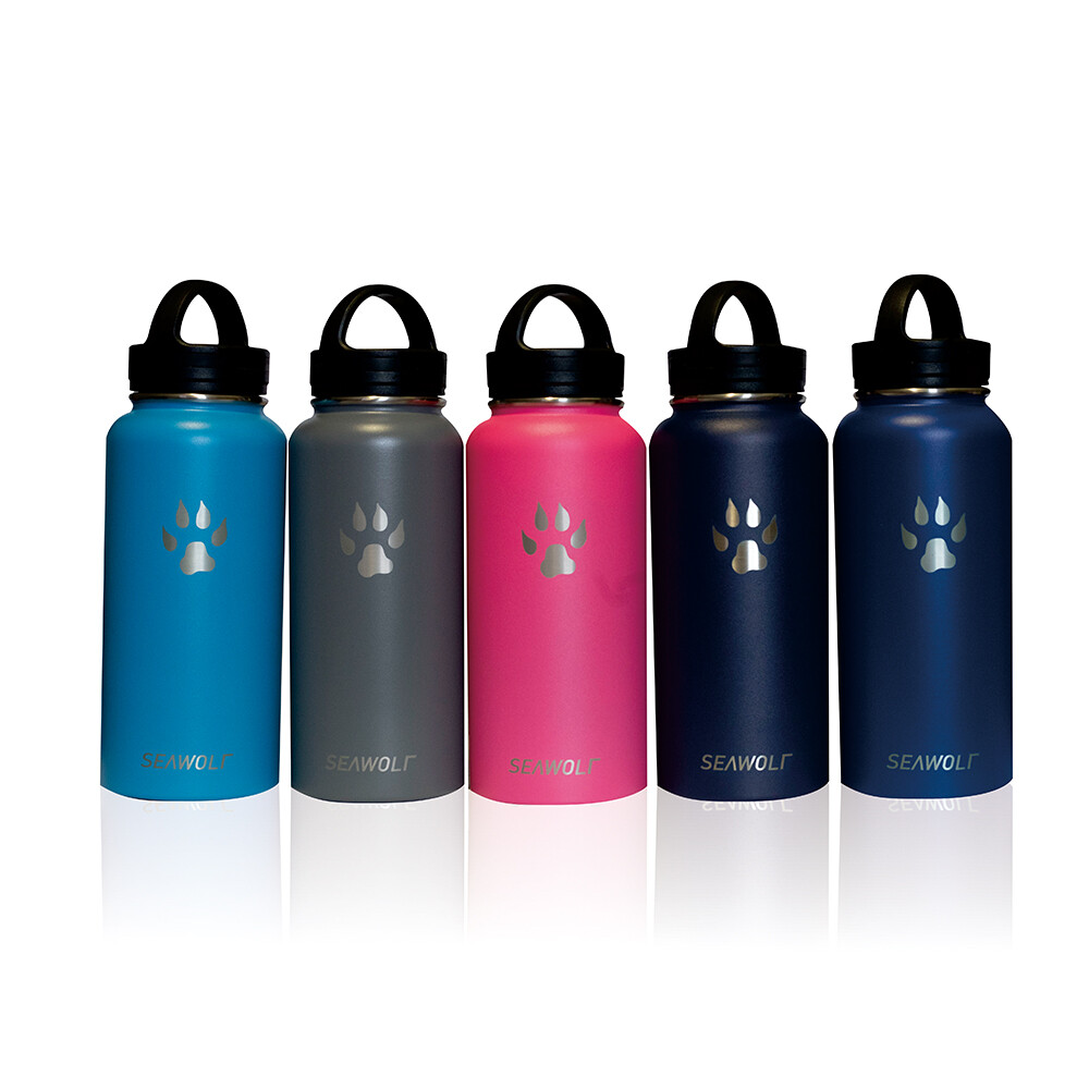 Seawolf Double Wall Vacuum Insulated Stainless Steel Leak-Proof Water Bottle