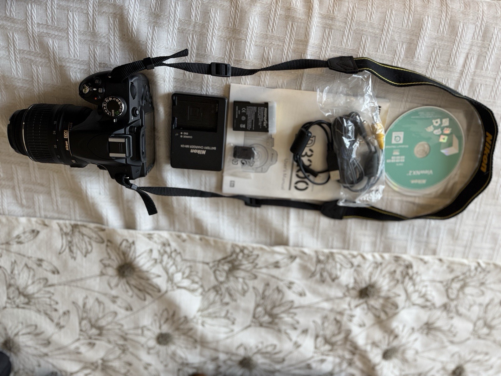 Nikon D3200 Camera with Nikon Lens, Accessories & Lowepro Bag Bundle