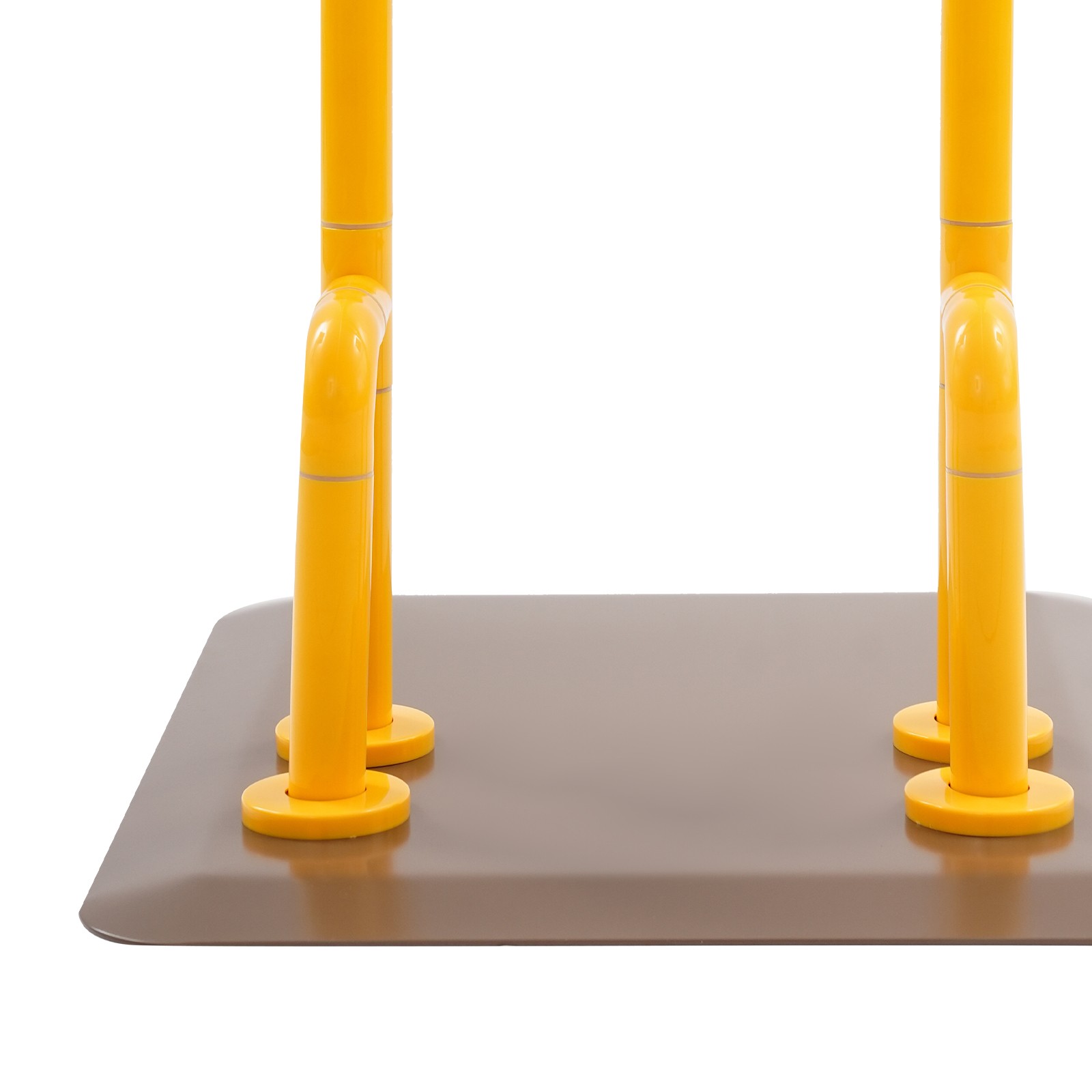 3-Level Stand Assist Handrail Floor Mount Yellow for Bed & Sofa