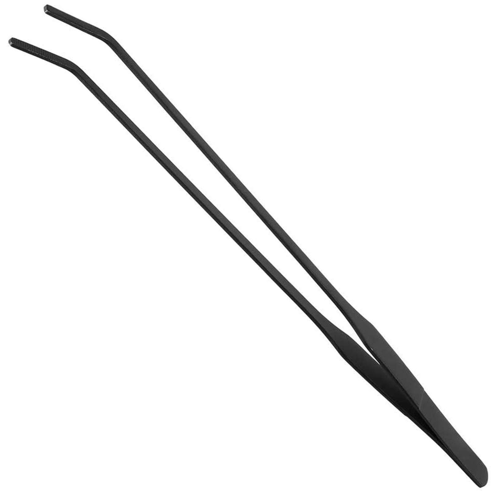 EvaGO 15 inch Black Curved Aquarium Tweezers 15 (Pack of 1),