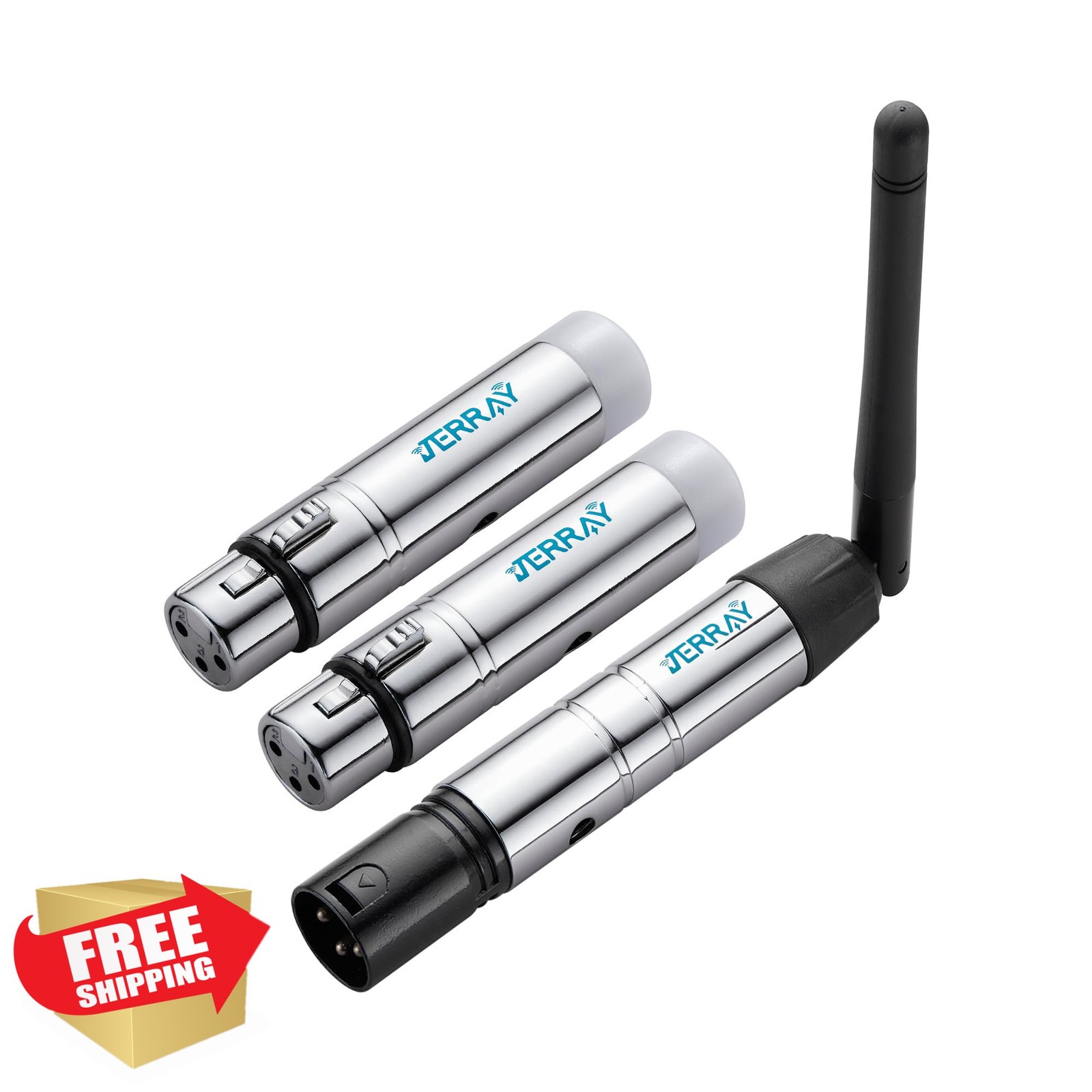 JERRAY 2.4G Wireless DMX Receiver 1 Transmitter LED Control