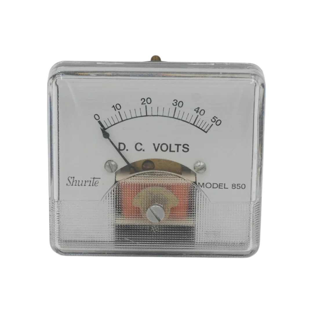 Shurite Analog Panel Meter 0-50VDC (New)