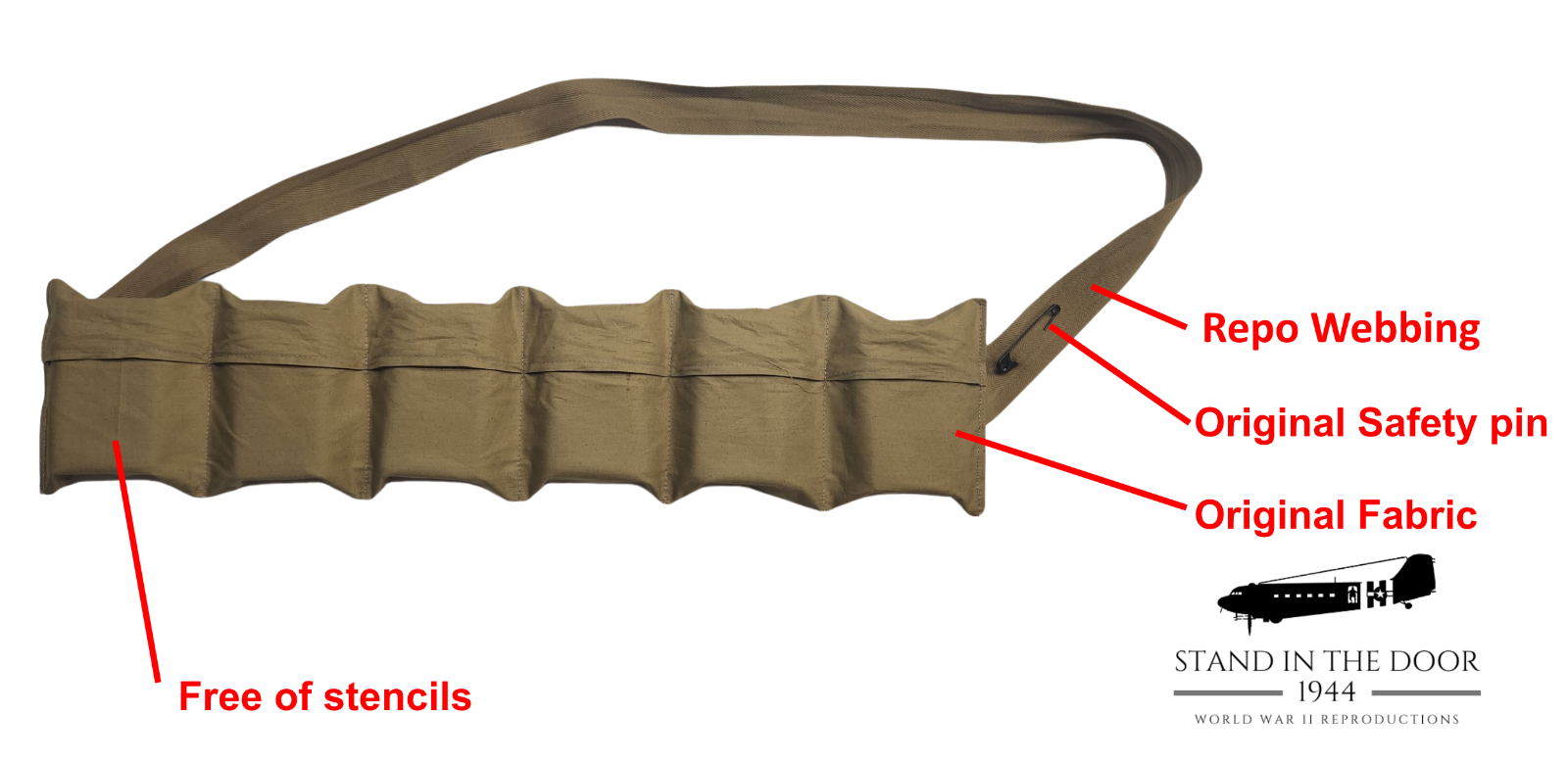 M1 Garand Bandoleer (original fabric)