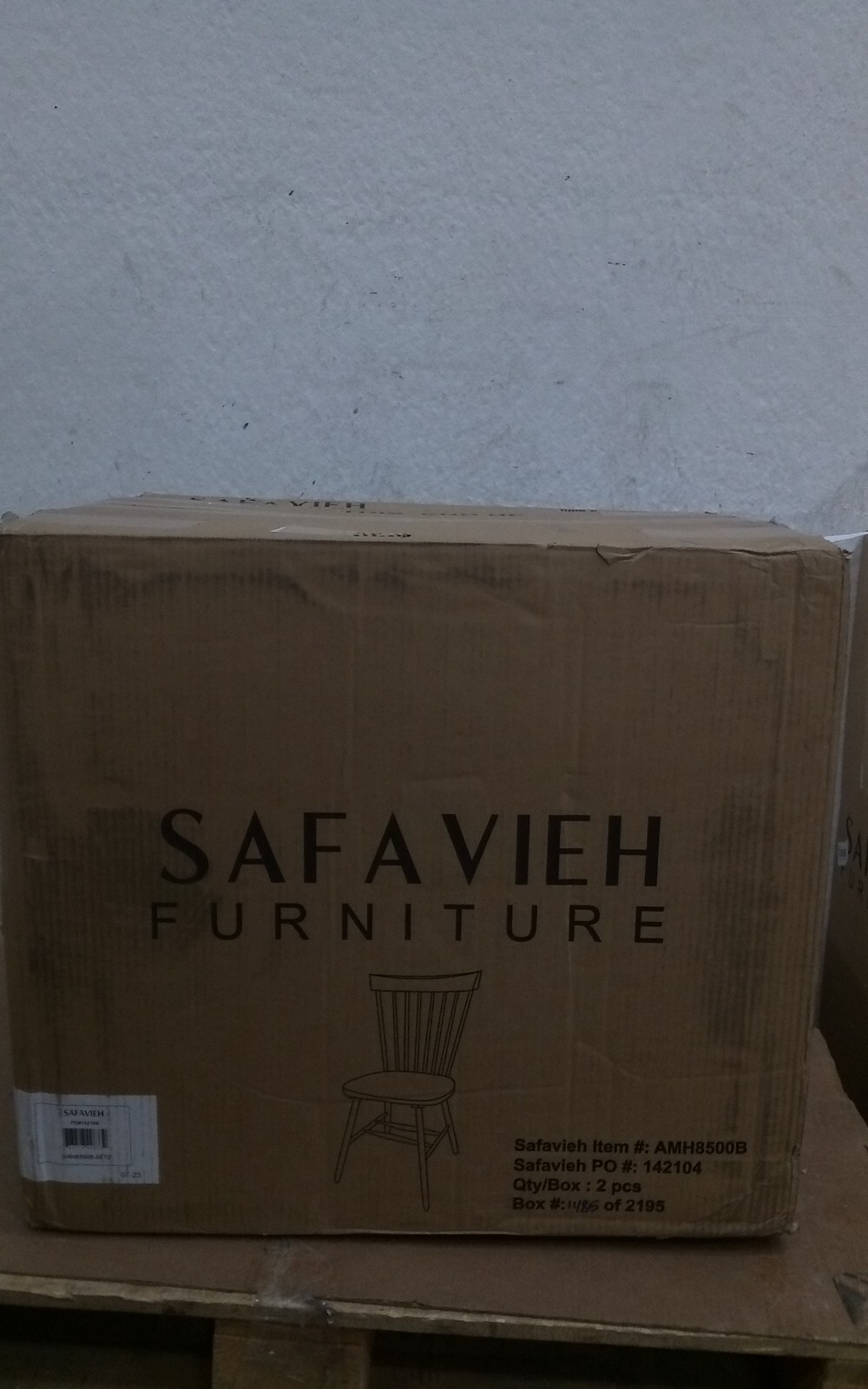 Safavieh PARKER SPINDEL SIDE CHAIR, Reduced Price 2172725991 AMH8500B