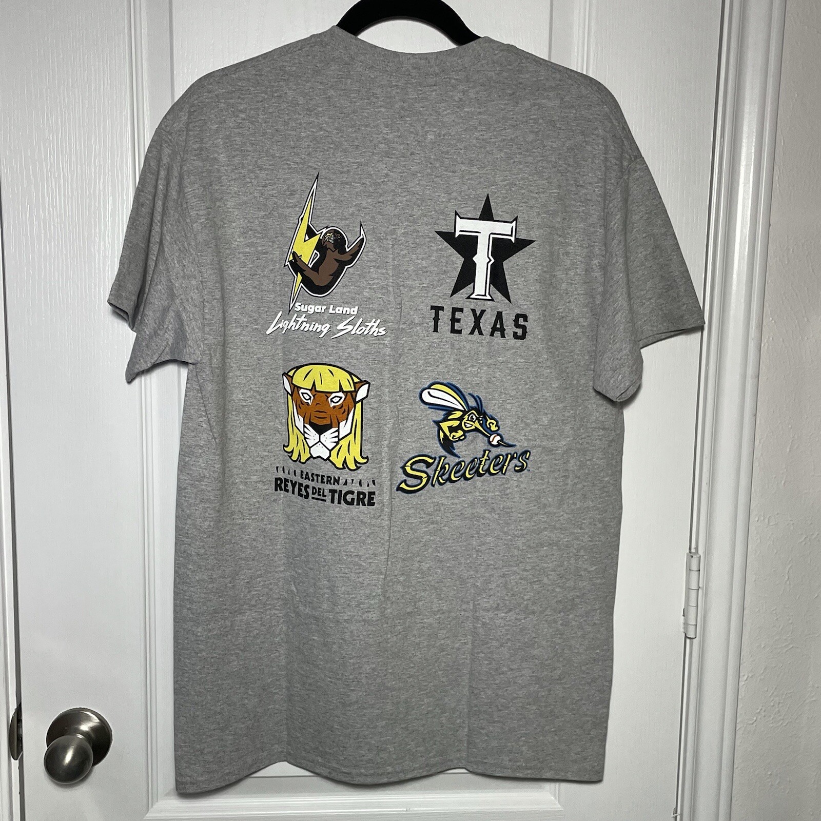 MiLB Constellation Energy League Men's T-shirt Sugar Land Skeeters Medium New
